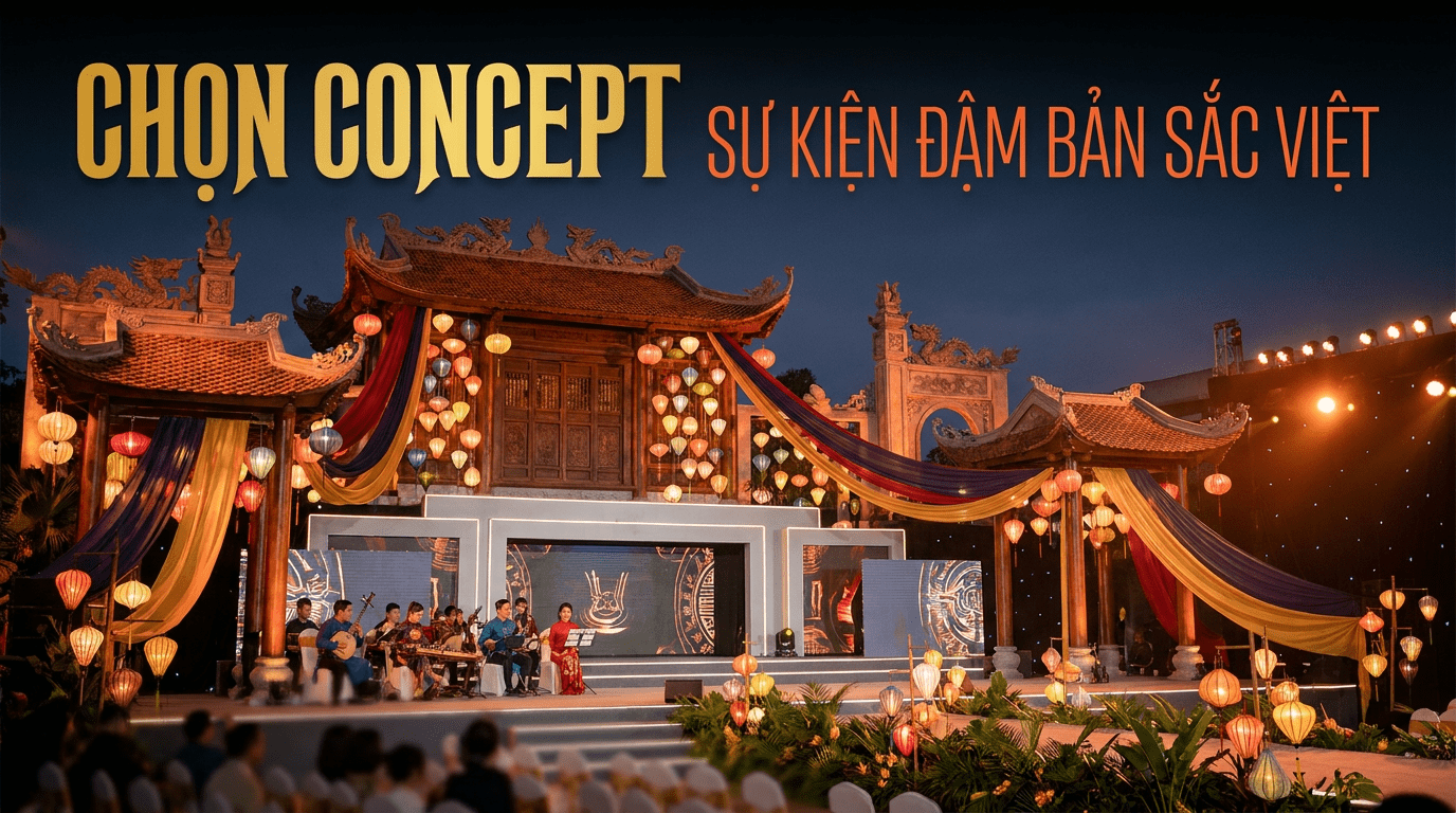 Concept sự kiện bản sắc Việt