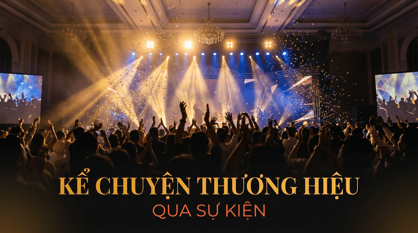 Kể chuyện thương hiệu qua sự kiện: khoảnh khắc cao trào tại sự kiện doanh nghiệp