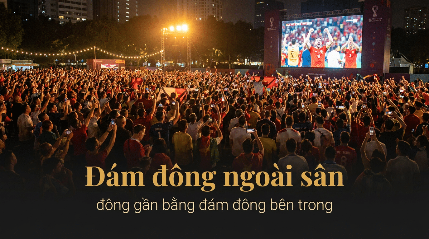 Dam dong co dong vien tai mot fan festival ngoai troi trong World Cup 2026